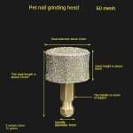 Meuleuse a ongles electrique pour chiens, remplacement de roue, tête de meulage, meuleuse a ongles pour ... Meuleuse a ongles electrique pour chiens, remplacement de roue, tête de meulage, meuleuse a ongles pour ...