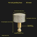 Meuleuse a ongles electrique pour chiens, remplacement de roue, t�te de meulage, meuleuse a ongles pour ...
