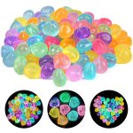 Mevronisshop - 100 pi�ces pierre lumineuse, 2 cm color�es cailloux decoratif, galet lumineux r�utilisables, ...