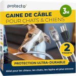 Mevronisshop - 2 - pack gaine de protection c�ble pour chiens et chats ¿ 3m, Ø 9mm ¿ ultra - r�sistante, ...