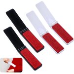 Mevronisshop - lot de 4 brosses de voyage pliables pour enlever les peluches et les poils de chien pour ...