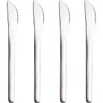 Mevronisshop - 5. 8in 4 pi�ces ensemble de couteaux a dessert en acier inoxydable petit couteau a d�ner ...