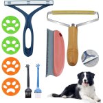 Mevronisshop - lot de 9 brosses a poils d'animaux - brosse magique pour poils d'animaux - brosse a v�tements ...
