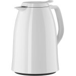 Mevronisshop - emsa pichet isotherme, 1 litre, fermeture quick press, 100% hermtique, blanc brillant, ...