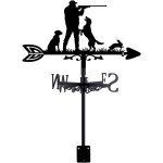 Mevronisshop - girouette de jardin exterieur pour chien girouette de chasse et de chien girouettes en ...
