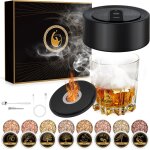 Mevronisshop - kit fumoir a cocktail electrique, fumoir a whisky a l'ancienne avec 8 copeaux de bois, ... Mevronisshop - kit fumoir a cocktail electrique, fumoir a whisky a l'ancienne avec 8 copeaux de bois, ...