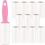 Mevronisshop - rouleau adhesif de poils pour animaux de compagnie, lot de a peluches recharge brosse ...