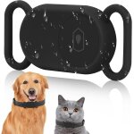 Mevronisshop - support de collier pour chien compatible avec samsung galaxy smarttag 2, etui de protection ...