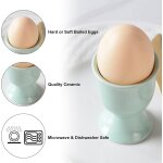 Mevronisshop - tasse a oeufs, coquetier ceramique, lot de 6 coquetiers, coquetiers pour ?ufs a la coque, ...