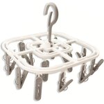 Mevronisshop - tendoir chaussette avec 16 pinces en plastique pour suspendre v�tements, sous - v�tements, ...