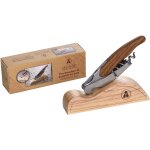 Mevronisshop - tire bouchon, support, bois, sommelier, laguiole heritage, saddle brown