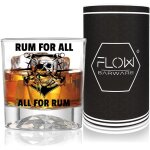 Mevronisshop - verre a rhum de pirate avec inscription all for rum & rum for all parfait pour un mojito, ...