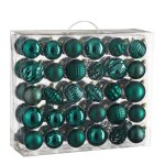 Mica decorations ensemble de boules de no�l - p�trole