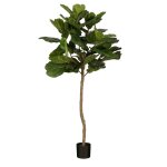 Mica decorations ficus lyrata plante artificielle - h165 x �95 cm - vert