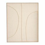 Mica decorations decoration murale - tableau decoration murale japandi abstrait 100 x 80 x 3, 5 cm - ...