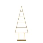 Mica decorations d�coration de sapin de no�l - l34 x l12 x h90 cm - fer - dor�