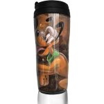 Mickey minnie coffee mug water cup travel mug reusable leak proof with lid for 350 ml(cup bottom thickened ...