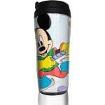 Mickey mouse travel coffee mugs double wall vacuum tumblers insulated thermos mug - 12 oz