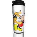 Mickey mouse travel coffee mugs double wall vacuum tumblers insulated thermos mug - 12 oz
