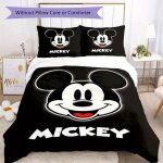 Mickey sur fond noir ? cadeau d'anniversaire cr�atif, decoration de no�l, ambiance festive pour halloween ...