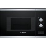 Micro - ondes bosch bfl520ms0 - s�rie 4 - encastrable - 800 w - 20 l - inox