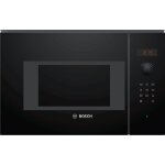 Micro - ondes bosch bfl523mb1f - s�rie 4 - encastrable - 800 w - 20 l - noir