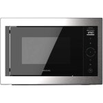 Micro - ondes encastrable num�rique de 25l 900w gris noir