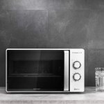 Micro ondes avec grill de 20l 700w et grill 800w noir blanc