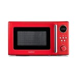 Micro - ondes vintage - medion md 15000 - 20l - 800w - 8 programmes - rouge