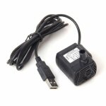 Micro pompe submersible usb - 1020 3w pour aquarium, fontaine, etang, jardin, dc3. 5v - 9v