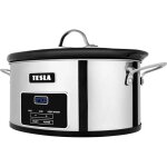 Mijoteuse - tesla - slowcook s800 deluxe - 5, 6 l - 250 w - protection contre la surchauffe