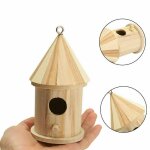 Mini cage a oiseaux en bois oiseau maison dcoration en plein air suspendu nichoir maison cour dcoration ...