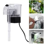 Mini cascade pour aquarium, pompe a oxygne externe suspendue, filtre a eau, protection de l'environnement, ...