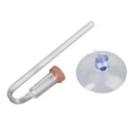 Mini diffuseur de co2 avec compteur de bulles, atomiseur en acrylique, transparent, pour aquarium, raffinage ...