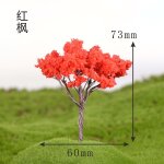 Mini figurine d'arbre nickel  de jardin, artisanat en rsine, micro paysage, bonsa, terrarium de jardin, ...