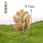 Mini figurine d'arbre nickel  de jardin, artisanat en rsine, micro paysage, bonsa, terrarium de jardin, ...