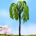 Mini figurine d'arbre nickel  de jardin, artisanat en rsine, micro paysage, bonsa, terrarium de jardin, ...