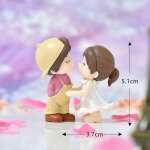 Mini figurines de couple romantique d'auckland, figurines de mariage, grand - mère, grand - père, jardin, ... Mini figurines de couple romantique d'auckland, figurines de mariage, grand - mère, grand - père, jardin, ...