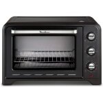 Mini four de 39l avec chaleur tournante 2000w noir
