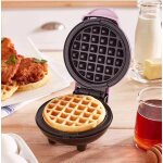 Mini gaufrier, prise ue, pour pommes de terre rissol�es, ketchup, facile a nettoyer, surface antiadh�sive, ...