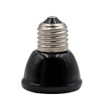 Mini lampe chauffante infrarouge noire pour animaux de compagnie, emetteur en céramique, ampoule chauffante, ... Mini lampe chauffante infrarouge noire pour animaux de compagnie, emetteur en céramique, ampoule chauffante, ...