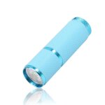 Mini lampe de poche uv (bleue) avec 9 led et batterie - d�tecteur d'urine pour animaux de compagnie, ...