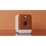 Mini lave - vaisselle daan tech compact 34 cm blanc et orange