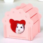 Mini maison hamster animal de compagnie mini nid hérisson hamster animal de compagnie bungalow jouet ... Mini maison hamster animal de compagnie mini nid hérisson hamster animal de compagnie bungalow jouet ...
