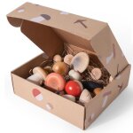 Mini ornements en bois faux champignons, simulation de fruits et lgumes bonsa, accessoires de photographie ...