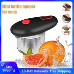 Mini ouvre - bote electrique a une touche, ouvre - bouteille automatique, a piles, bords lisses, gadgets ...