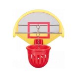 Mini panier de basket - ball en forme de perroquets, avec cloche, cage a perruches, couleur al�atoire, ...