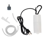 Mini pompe a air portable a oxyg�ne, compresseur d'air efficace, usb, accessoires d'aquarium pour poissons ...