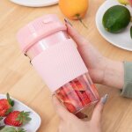 Mini presse - agrumes portable 350ml, presse - agrumes, extracteur de pulpe, tasse electrique pour petit ...