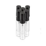 Mini recharge de flacon de parfum vaporisateur 5 ml, paquet de 5 le noir